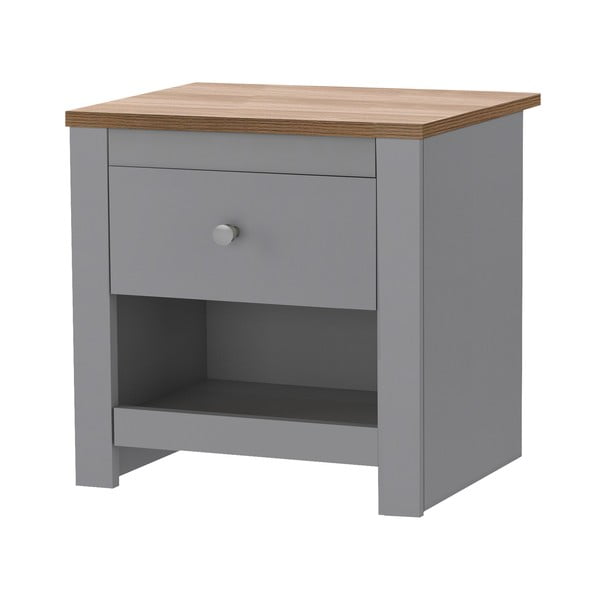 Naktinis staliukas pilkos spalvos Emerald – Støraa-image-2