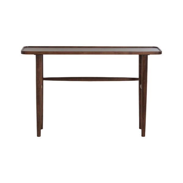 Iš akacijos masyvo konsolinis staliukas rudos spalvos 30x120 cm Qiano – Light & Living