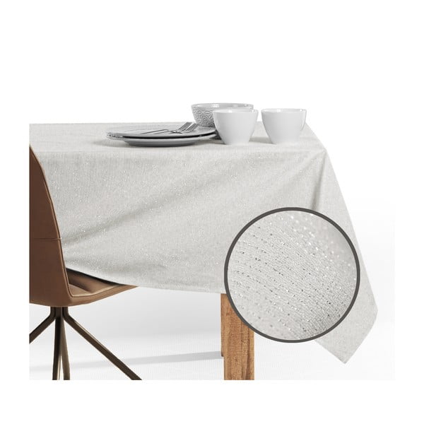 Kreminė staltiesė DecoKing Sparkle Cream, 140 x 400 cm-image-2