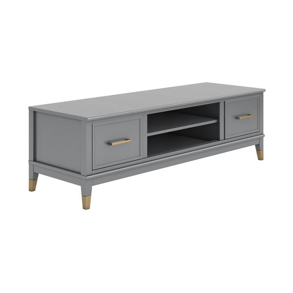 Pilkas televizoriaus stalas CosmoLiving Cosmopolitan Westerleigh-image-2
