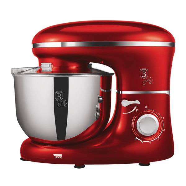 Raudonas virtuvinis kombainas Burgundy Metallic Line - BerlingerHaus-image-1