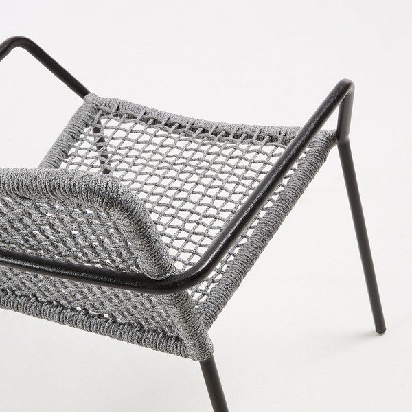Pilkas fotelis "La Forma Boomer-image-1