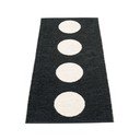 Juodos ir baltos spalvos lauko kilimas 70x150 cm Vera Black – Pappelina