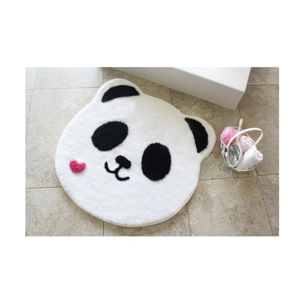 Vonios kilimėlis Panda formos, ⌀ 90 cm