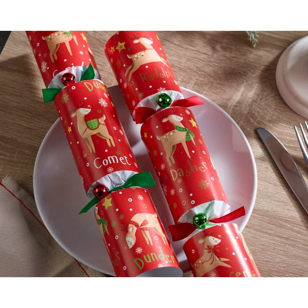 Kalėdiniai krekeriai 6 vnt. Rudolph & Friends – Robin Reed-image-1
