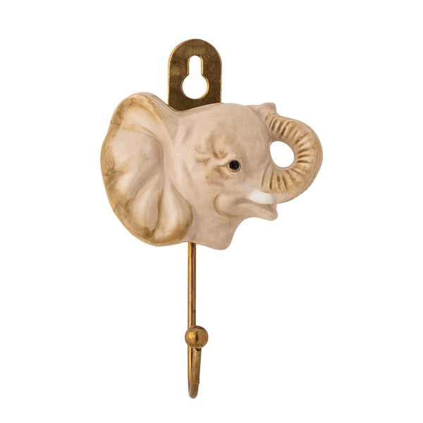 Sieninis iš keramikos kablys smėlio spalvos Nosa – Bloomingville Mini-image-2