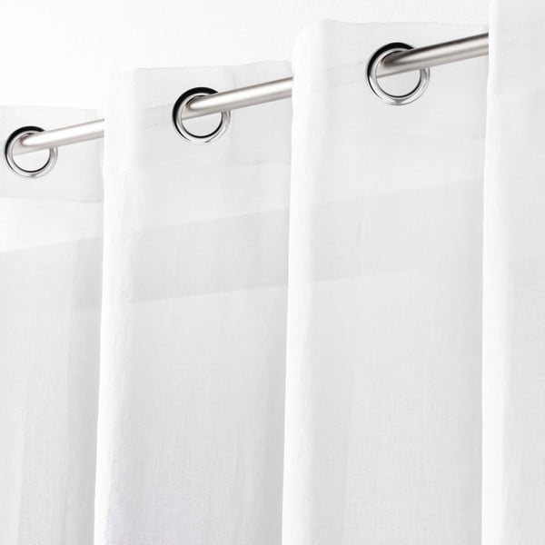 Permatoma užuolaida baltos spalvos 140x280 cm Telma – douceur d'intérieur-image-1