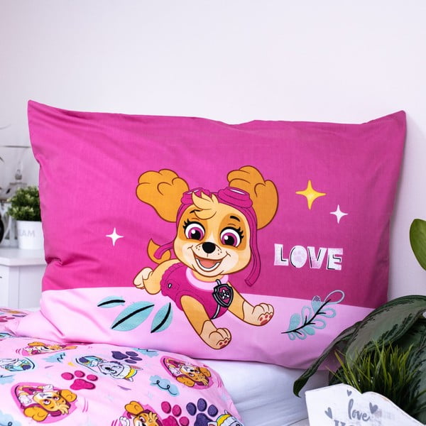 Iš mikropluošto viengulė vaikiška patalynė 140x200 cm Paw Patrol  – Jerry Fabrics-image-3