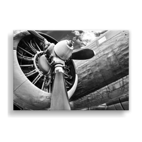 Vaizdas Styler Canvas Silver Uno Plane, 85 x 113 cm