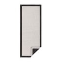 Juodos ir kreminės spalvos dvipusis lauko kilimas NORTHRUGS Panama, 80 x 250 cm
