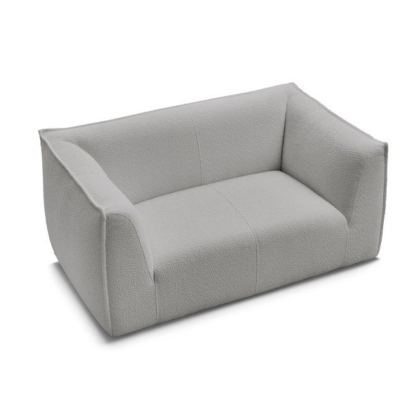 Šviesiai pilkos spalvos iš boucle sofa 170 cm Giorgia – Bobochic Paris-image-4