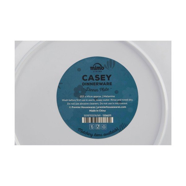 Spalvota lėkštė su gėlių motyvais Premier Housewares Casey, ⌀ 25 cm-image-2