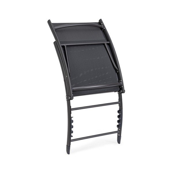 Antracito spalvos metalinis sodo šezlongas Taylor – Bizzotto-image-4