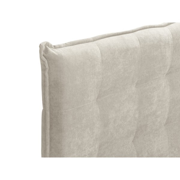 Smėlio spalvos dvigulė lova Mazzini Beds Echaveria, 160 x 200 cm-image-4