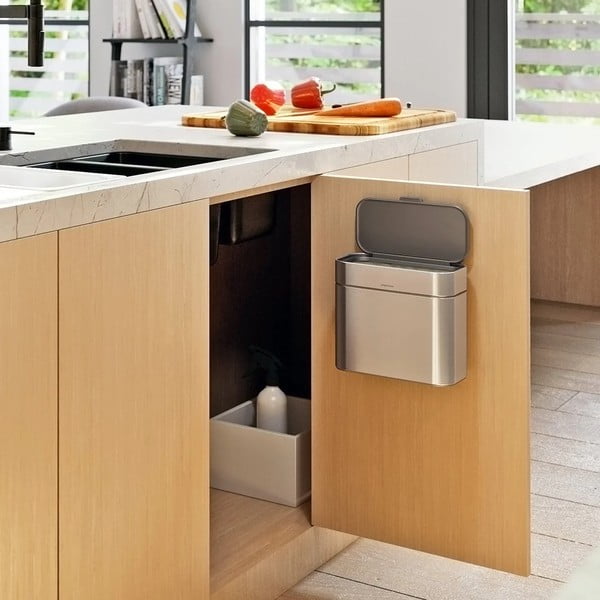 Sieninis laikiklis kompostuojamų atliekų dėžutei - simplehuman-image-1