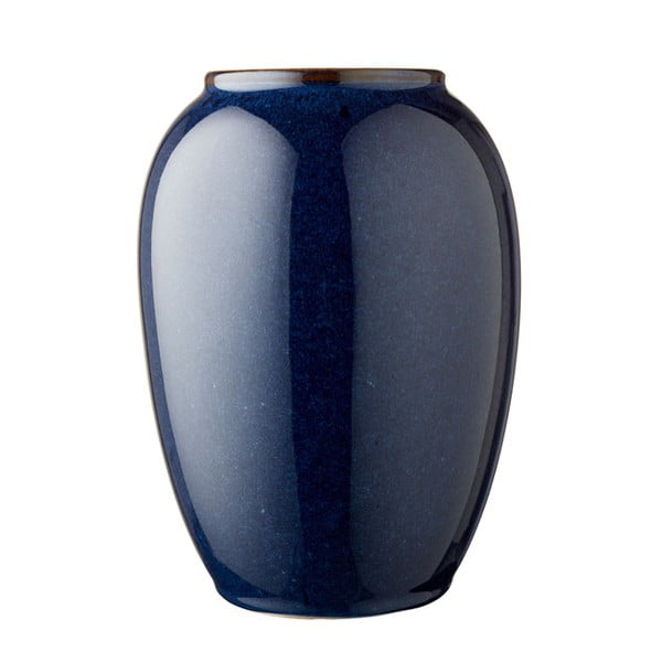 Mėlyna akmens masės vaza Bitz Pottery
