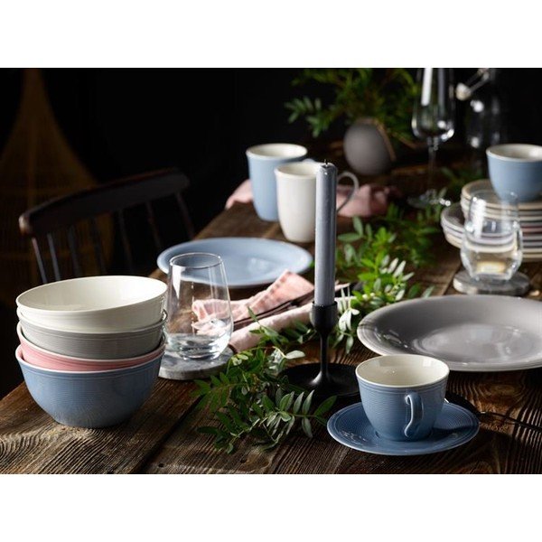 Mėlyna porcelianinė desertinė lėkštė Villeroy & Boch Like Color Loop, ø 21,5 cm-image-2