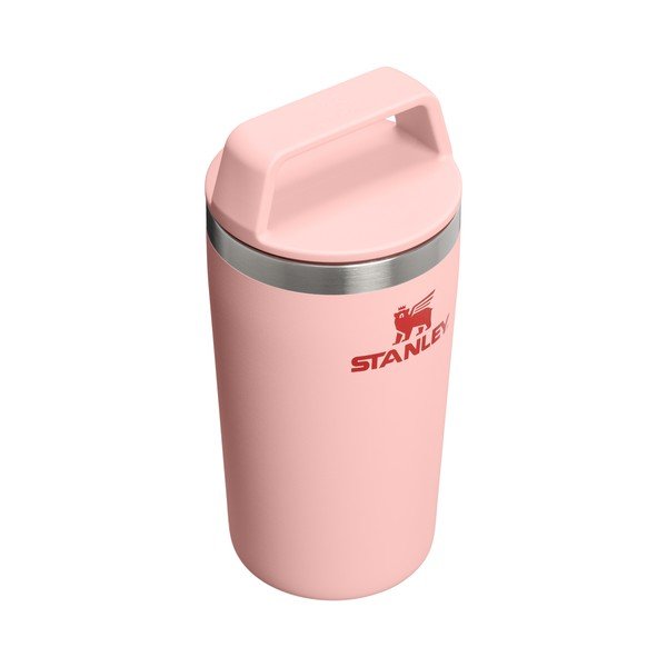 Persikų spalvos iš nerūdijančio plieno termo puodelis 350 ml Café-To-Go Travel Mug Peach Rose – Stanley-image-3
