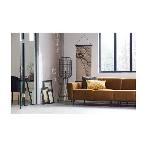 Ruda medvilninė pagalvė BePureHome, 50 x 50 cm-image-3