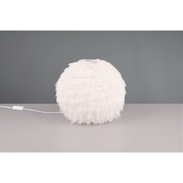 Stalinis šviestuvas kreminės spalvos (aukštis 24 cm) Furry – Reality-image-2