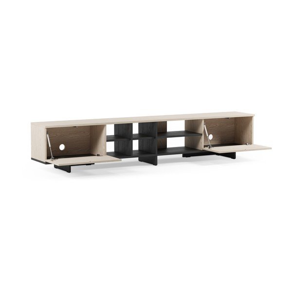 Juodos spalvos TV spintelė 230x44x36 cm Cequoia – Marckeric-image-3