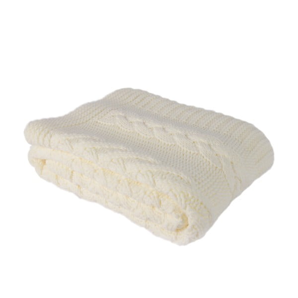 Šviesiai kreminės spalvos pledas Homemania Decor Talia, 130 x 170 cm-image-1
