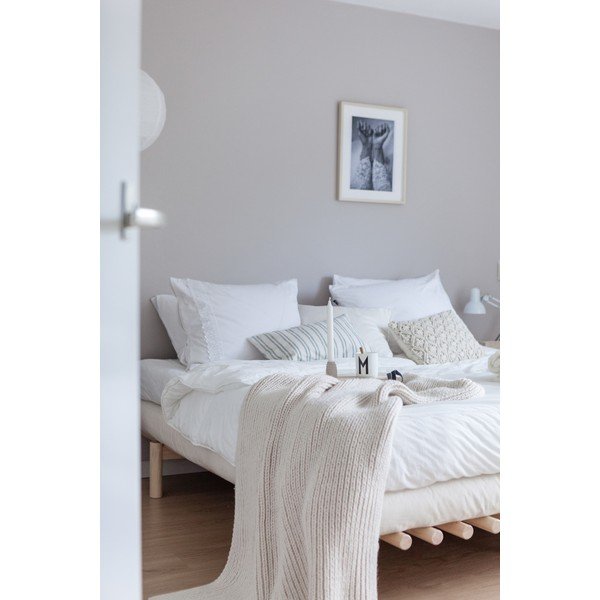 Juodos pušies lovos rėmas Karup Design Pace Black, 140 x 200 cm-image-1