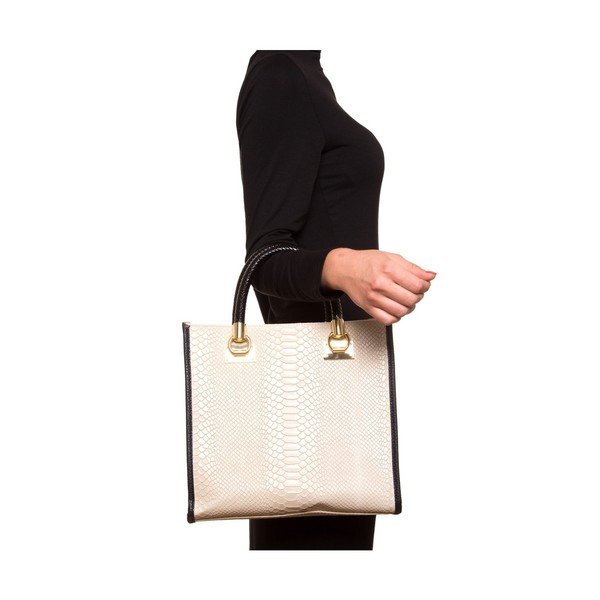 Odinė rankinė Luisa Vannini 8032 Beige-image-3