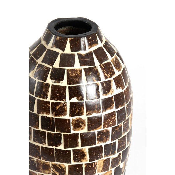 Rudos spalvos iš bambuko  vaza (aukštis 40 cm) Tudela – Light & Living-image-2