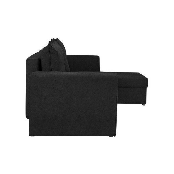 Antracito spalvos kampinė sofa-lova Kosmopolitinis dizainas Dover-image-4