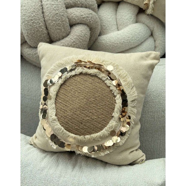 Dekoratyvinis pagalvės užvalkalas 43x43 cm Sequins – Mioli Decor-image-4