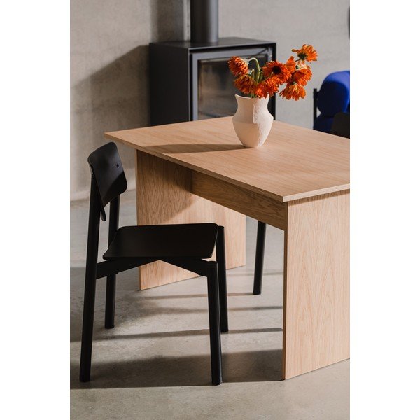 Juodos spalvos galima dėti viena ant kitos valgomojo kėdė Wem – noo.ma-image-1