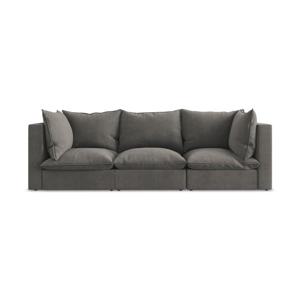 Tamsiai pilkos spalvos sofa 255 cm Manao – Makamii