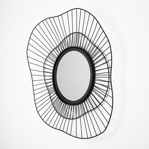 Sieninis veidrodis 69x60 cm Flora – Wallity-image-4