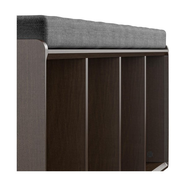 Ruda batų dėžutė su suoliuku Novogratz Brittany-image-1