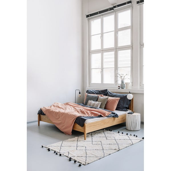 Antracito pilkos spalvos medvilninė vienvietė patalynė Bonami Selection, 140 x 200 cm-image-3