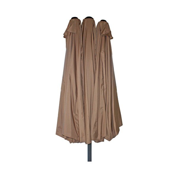 Skėtis nuo saulės pilkos spalvos 265x460 cm – Garden Pleasure-image-2