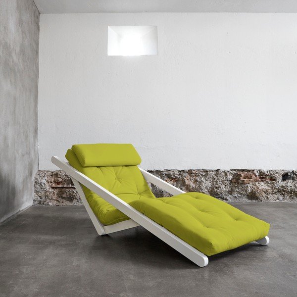 Kintamas gultas Karup Figo White/Pistacie