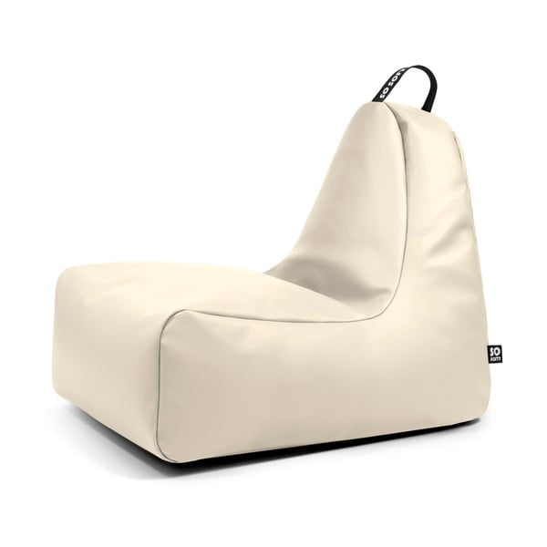 Smėlio spalvos iš dirbtinės odos vaikiškas sėdmaišis Chill M – So Soft?