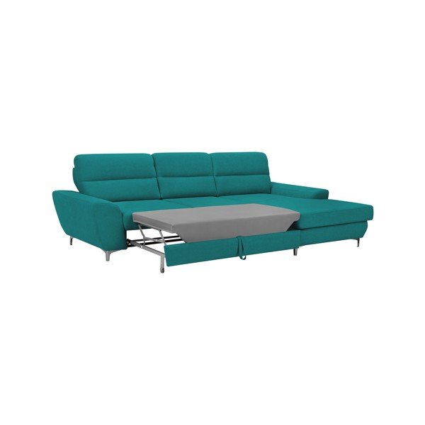 Turkio spalvos "Windsor & Co Sofos Omega" kampinė sofa lova, dešinysis kampas-image-3