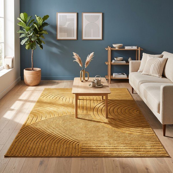 Ochros spalvos kilimas 200x290 cm Whirl – ESTE-image-4