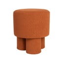 Raudonos plytų spalvos iš boucle pufas Marcos – White Label