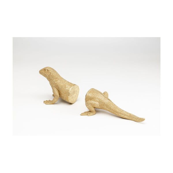Dviejų aukso spalvos skirtukų rinkinys Kare Design Lizard-image-4