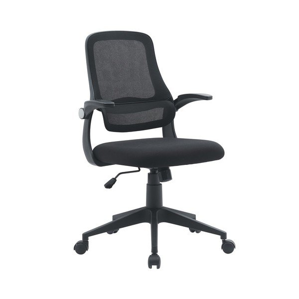 Juodos spalvos iš audinio biuro kėdė Gilmore – Yes Everyday