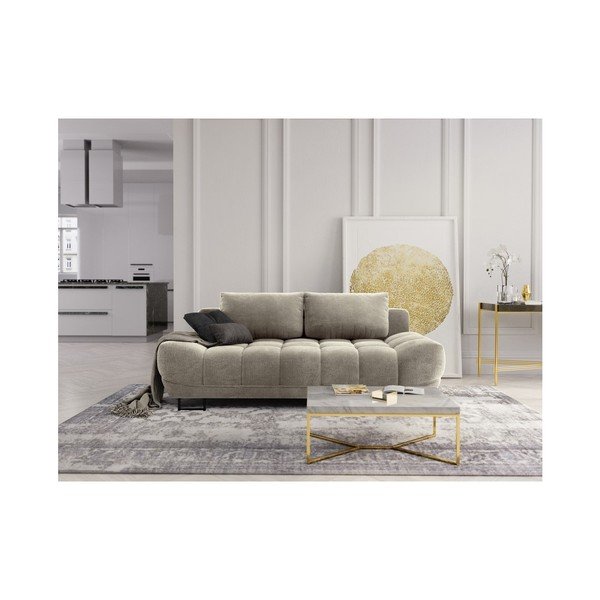 Smėlio spalvos trivietė sofa-lova Windsor & Co Sofas Cumulus-image-1