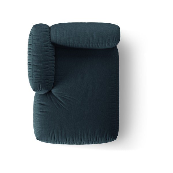 Modulinė sofos dalis tamsiai mėlynos spalvos (su kairiuoju kampu) Martina – Micadoni Home-image-4