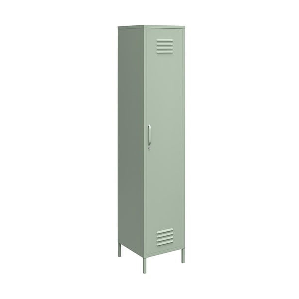 Žalios spalvos iš metalo spintelė 38x185x40 cm Mission District – Støraa-image-2