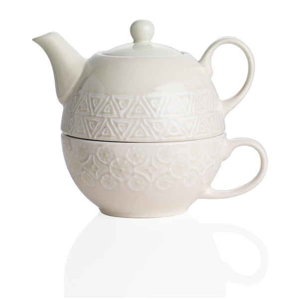 "Brandani Alice Ivory" arbatinukas su puodeliu