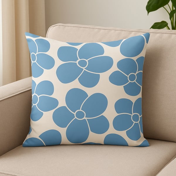 Dekoratyvinis pagalvės užvalkalas 43x43 cm Blue Meadow – Mila Home-image-3