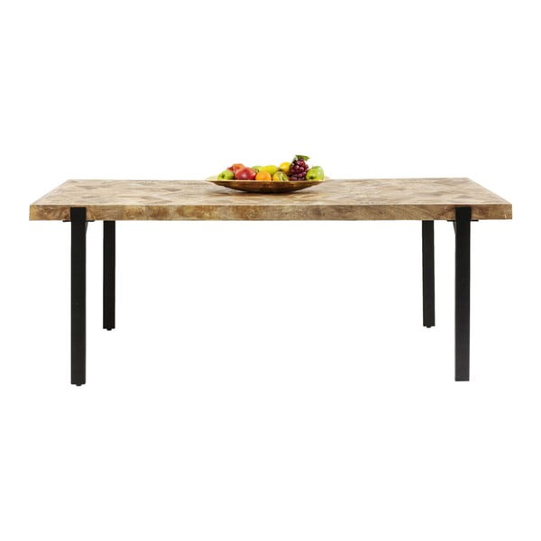 "Kare Design Tortuga" mangmedžio valgomojo stalas